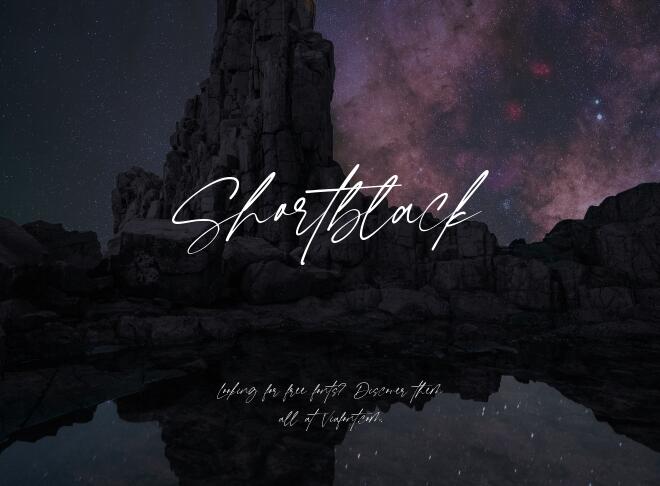 Shortblack Font