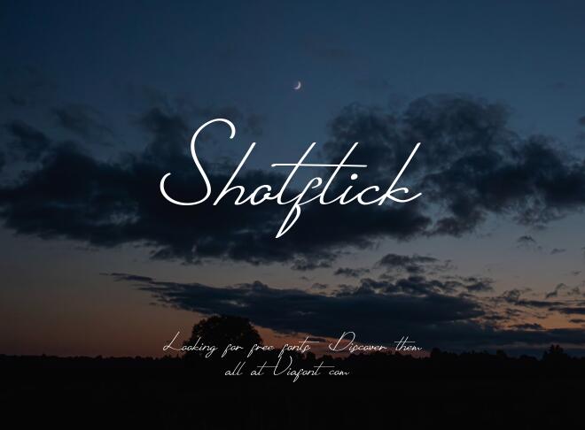 Shotflick Font
