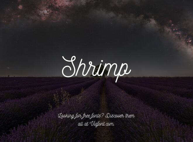 Shrimp Font