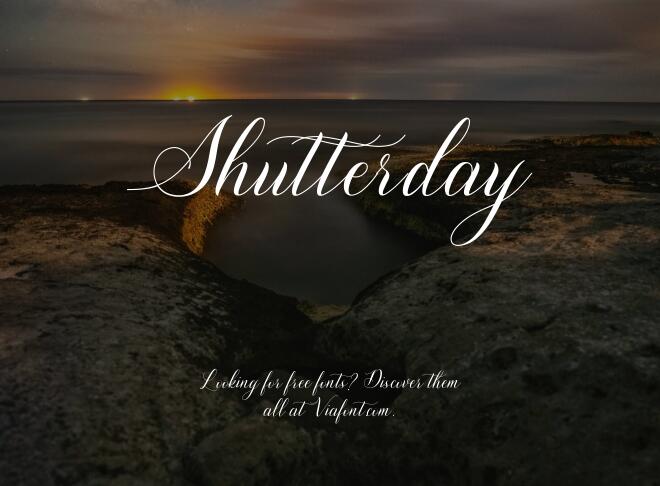 Shutterday Font