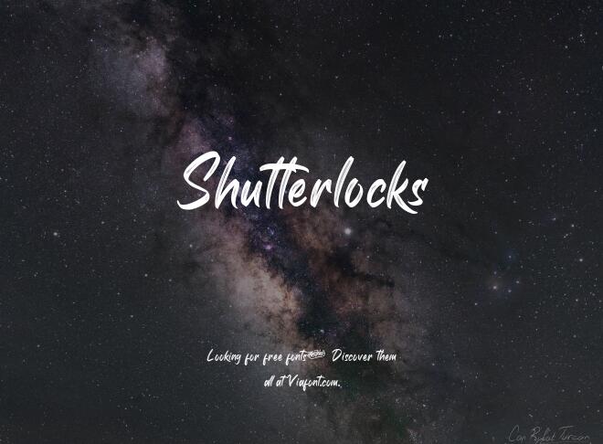 Shutterlocks Font