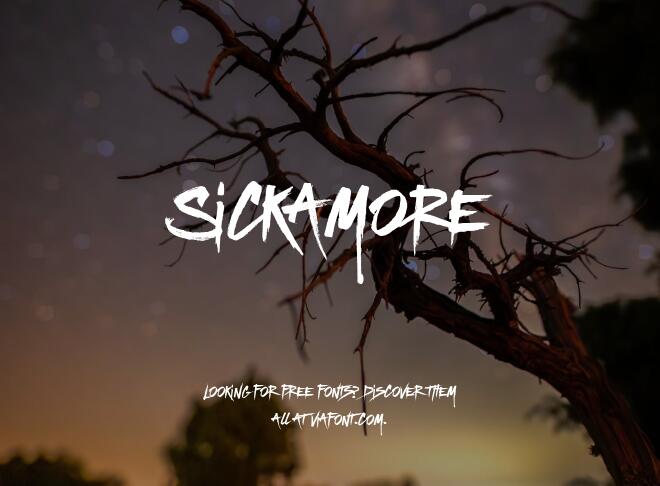 Sickamore Font