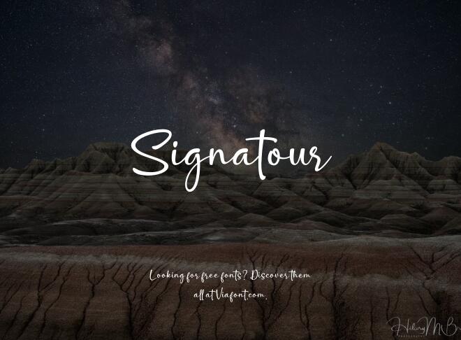 Signatour Font
