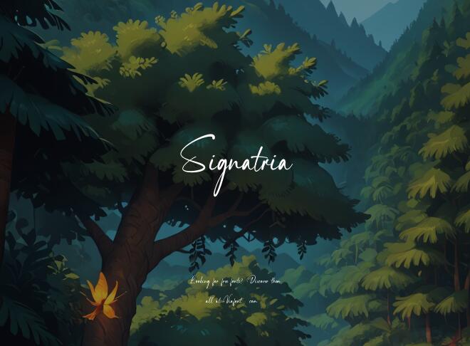 Signatria Font