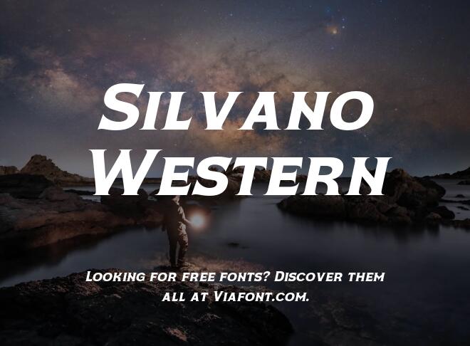 Silvano Western Font