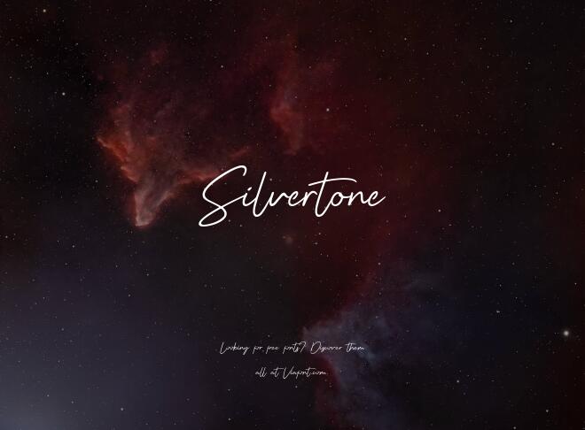 Silvertone Font