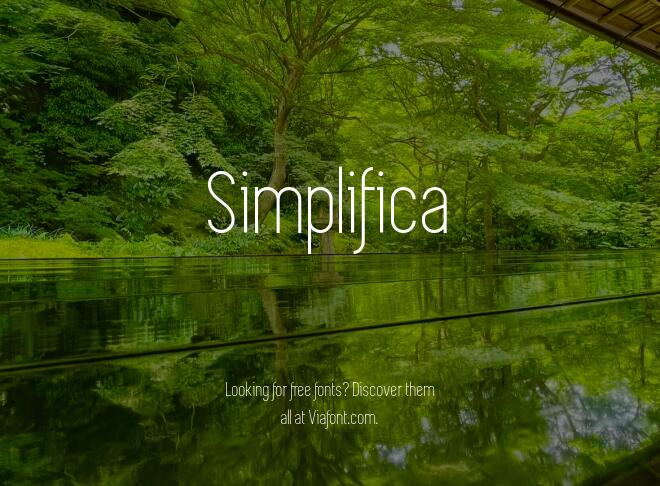 Simplifica Font