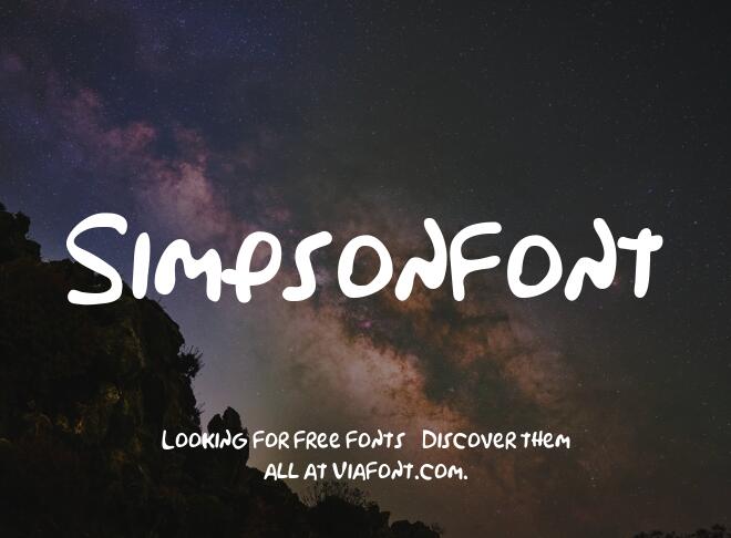 Simpsonfont