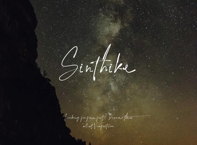 Sinthike Font