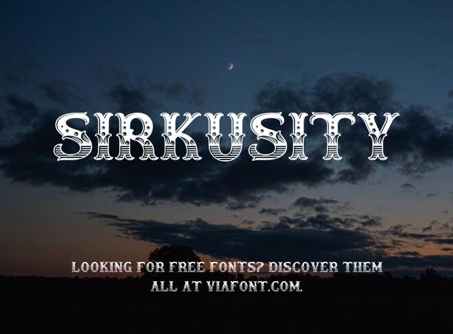 Sirkusity Font