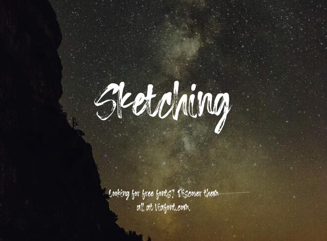 Sketching Font