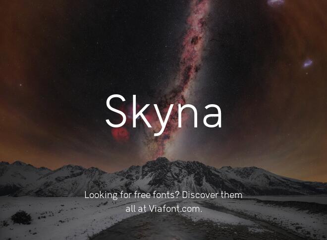 Skyna Font