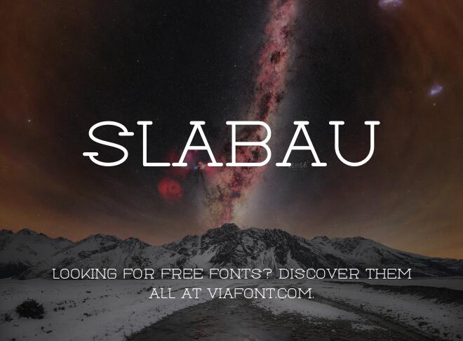 Slabau Font
