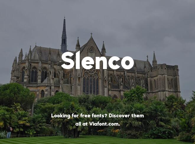 Slenco Font
