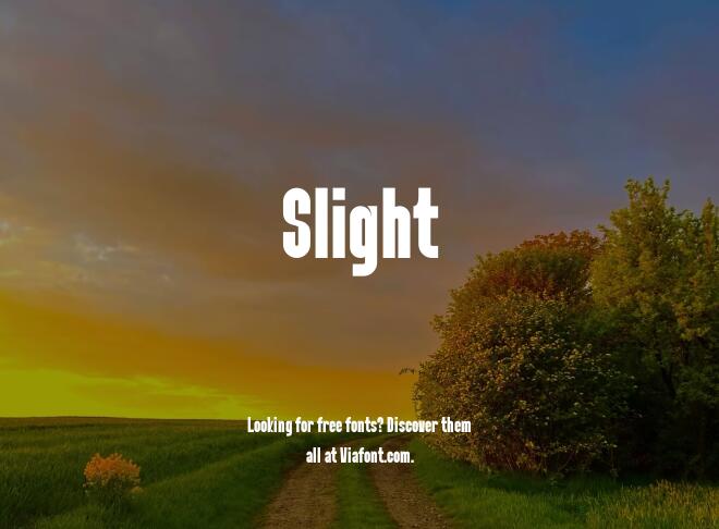 Slight Font