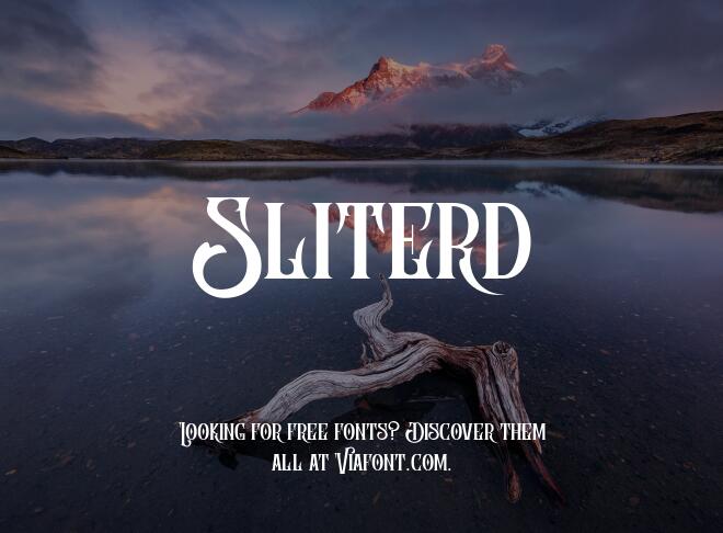 Sliterd Font