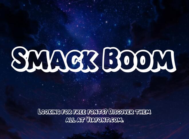 Smack Boom Font