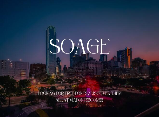 Soage Font