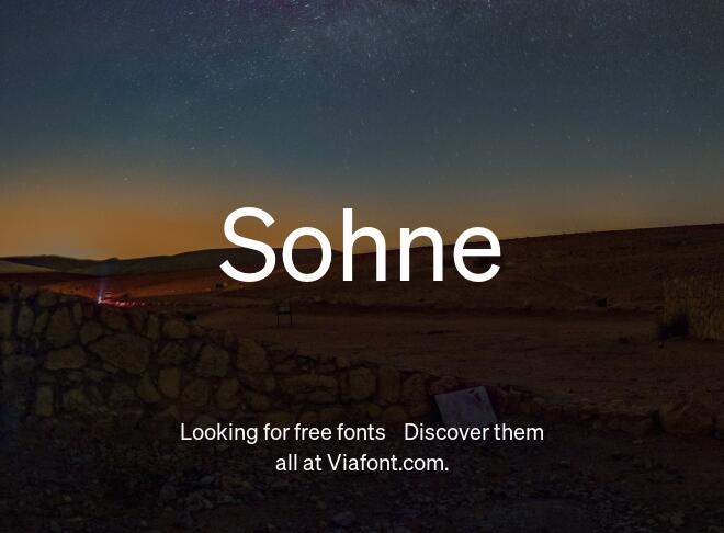 Sohne Font