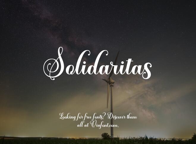Solidaritas Font