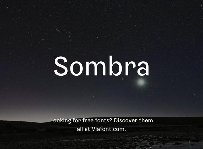 Sombra Font