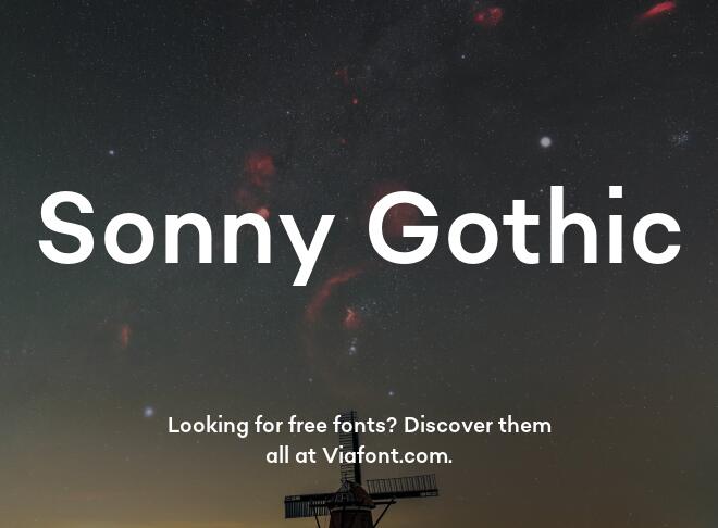 Sonny Gothic Font