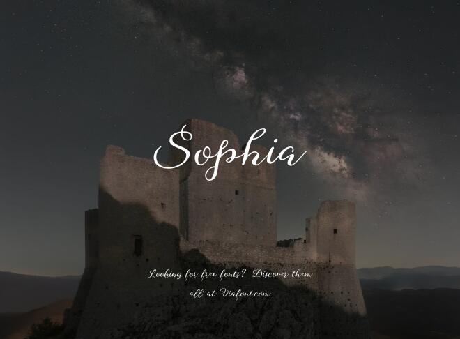 Sophia Font