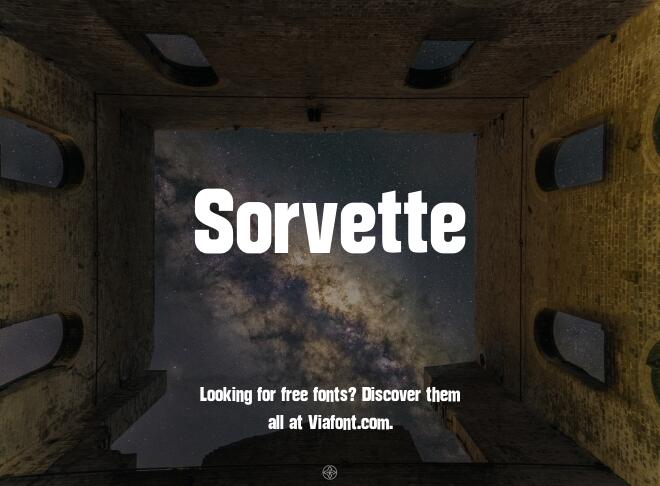 Sorvette Font