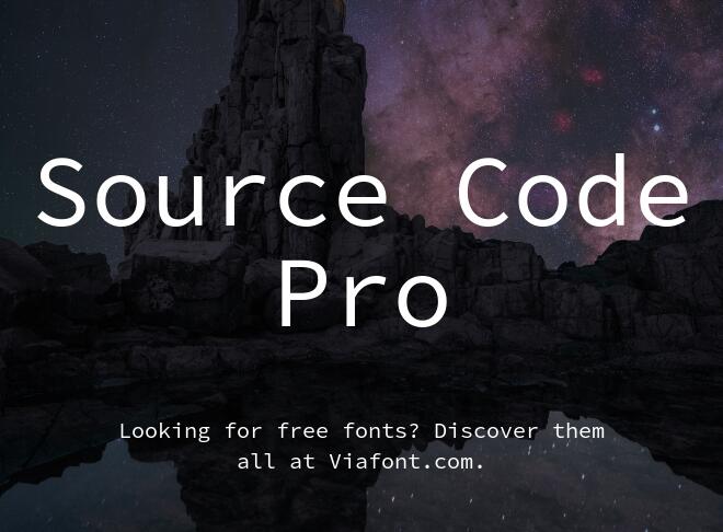 Source Code Pro Font
