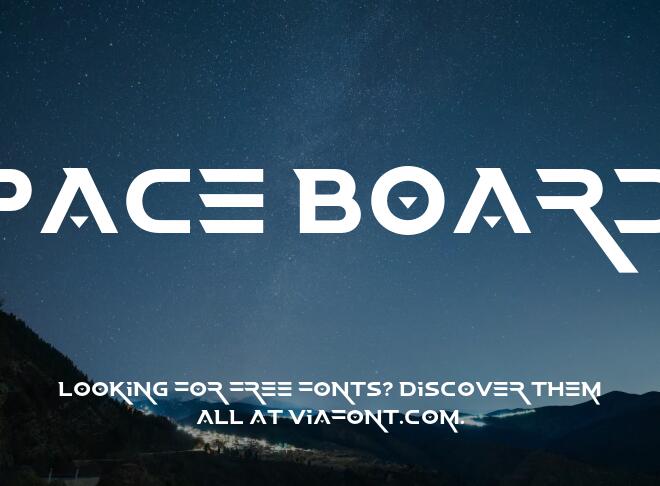 Space Boards Font