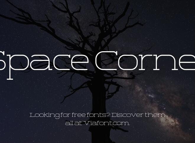 Space Corner Font