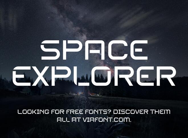 Space Explorer Font