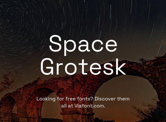 Space Grotesk Font