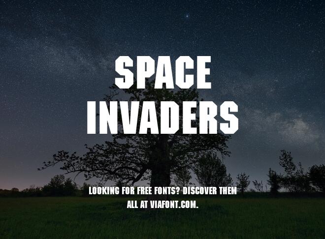 Space Invaders Font