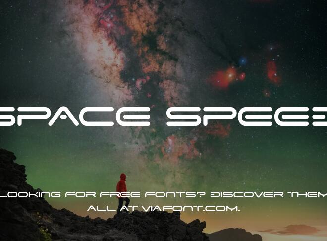 Space Speed Font