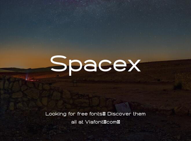 Spacex Font