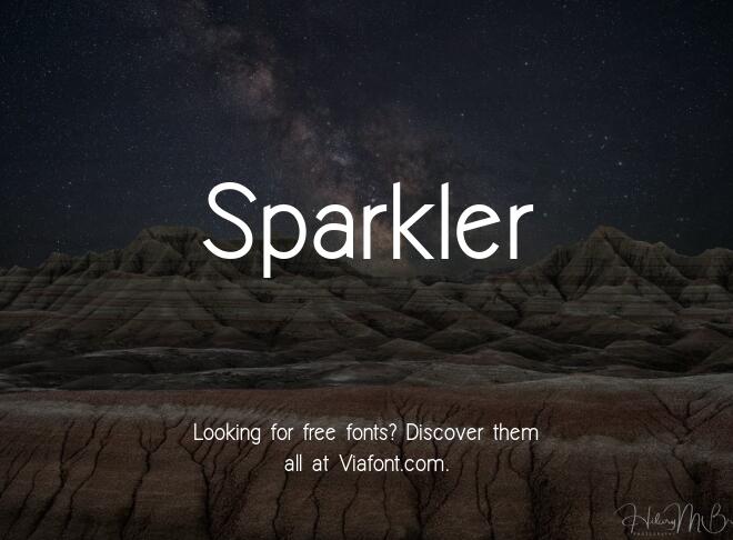 Sparkler Font