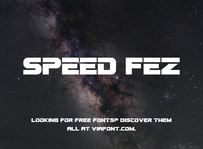 Speed Fez Font