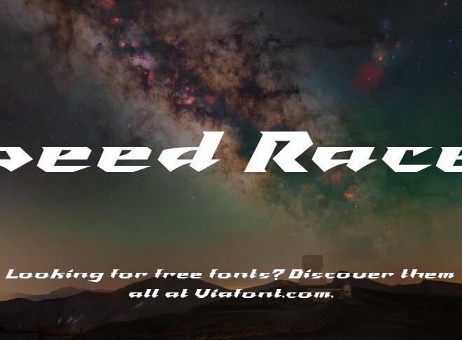 Speed Racer Font