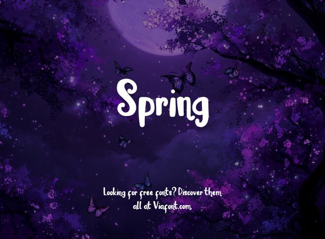 Spring Font