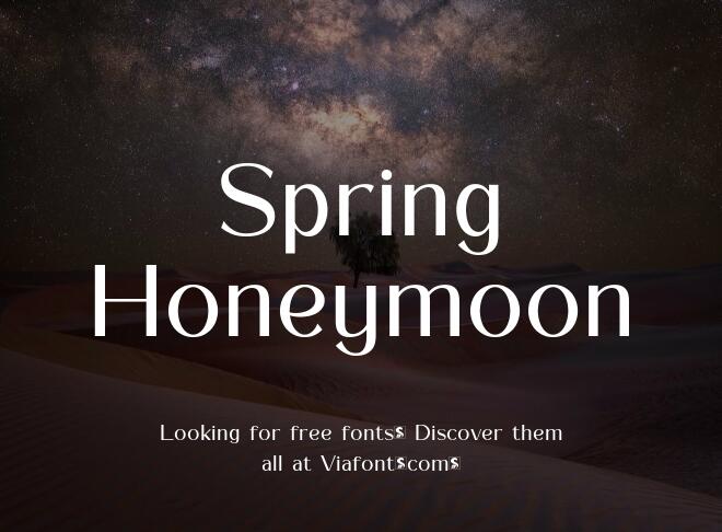 Spring Honeymoon Font