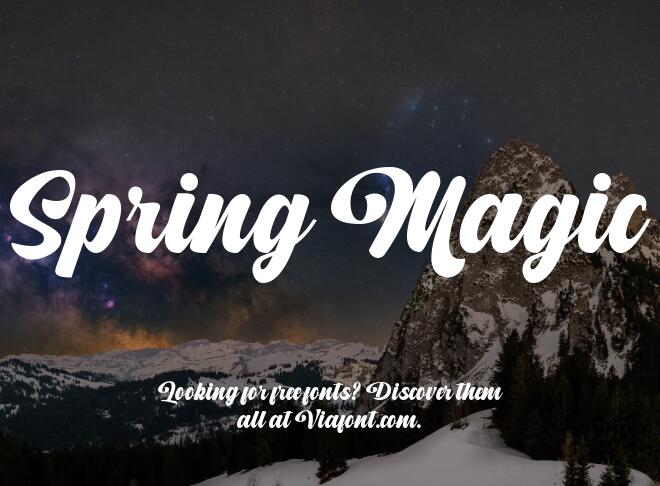 Spring Magic Font