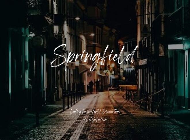 Springfield Font