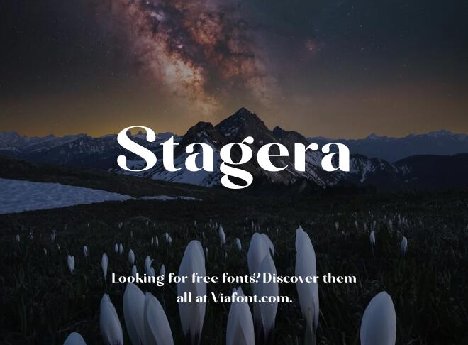 Stagera Font
