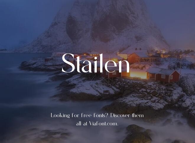 Stailen Font