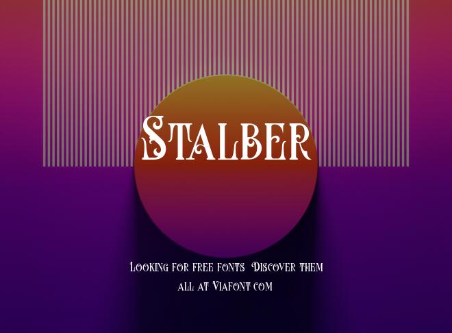 Stalber Font