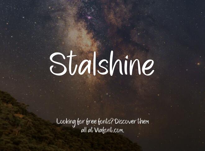 Stalshine Font