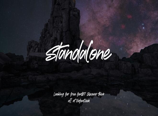 Standalone Font