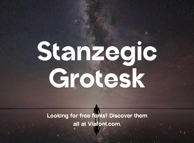 Stanzegic Grotesk Font