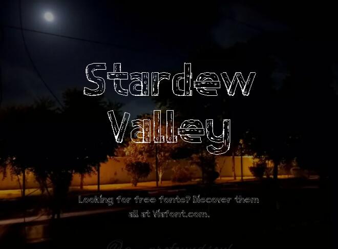 Stardew Valley Font